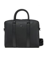 Boss Torba na laptopa Icon 50523484 Czarny. Czarne torby na laptopa męskie Boss, bez wzorów, z materiału. Za 1,019.00 zł.