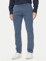 Tommy Hilfiger Chinosy Bleecker MW0MW33910 Niebieski Slim Fit. Niebieskie eleganckie spodnie męskie Tommy Hilfiger, m, bez wzorów, z bawełny. Za 449.99 zł.