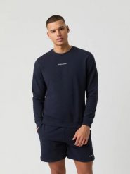 Bjorn_borg BORG CLASSIC SWEATSHIRT bluza męska – NIGHT SKY. Niebieskie bluzy męskie Björn Borg, m, bez wzorów, bez kaptura. Za 319.50 zł.