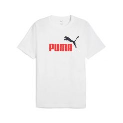Koszulka sportowa męska Puma 68470802. Białe koszulki sportowe męskie Puma, m, bez wzorów, z bawełny, bez kołnierzyka, bez ramiączek. Za 69.30 zł.