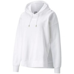 Bluza treningowa damska Puma HER Hoodie TR. Białe bluzy sportowe damskie Puma, s, bez wzorów, bez kaptura. Za 175.00 zł.