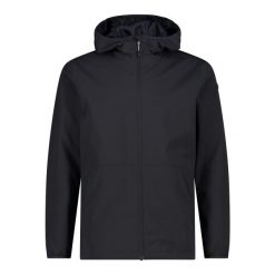 Kurtka przeciwdeszczowa z stałym kapturem CMP. Brązowe kurtki męskie CMP, bez wzorów, sportowe. Za 334.80 zł.