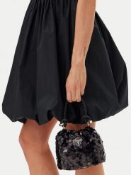 Guess Torebka HWEG95 38750 Czarny. Czarne torebki do ręki damskie Guess, z aplikacjami, z materiału, bez dodatków. Za 479.99 zł.