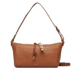 Torebka Furla. Brązowe torebki do ręki damskie Furla, bez wzorów, klasyczne, bez dodatków. Za 1,219.00 zł.