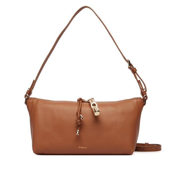 Torebka Furla. Brązowe torebki do ręki damskie Furla, bez wzorów, klasyczne, bez dodatków. Za 1,219.00 zł.