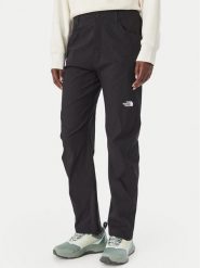 The North Face Spodnie outdoor Exploration NF0A8EC9JK31 Czarny Regular Fit. Czarne spodnie sportowe damskie The North Face, bez wzorów, z syntetyku, outdoorowe. Za 399.99 zł.