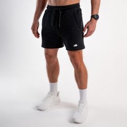 Spodenki regular basic DZIK® czarne. Czarne krótkie spodenki sportowe męskie DZIK, s, bez wzorów. Za 219.99 zł.