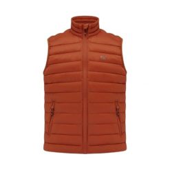 Kurtka puchowa bez rękawów Mac In A Sac Synergy. Brązowe kurtki męskie Mac In A Sac, bez wzorów, z puchu, sportowe, bez kaptura. Za 315.00 zł.