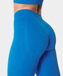 Legginsy bezszwowe z push-up dla kobiet na siłownię Carpatree Eris. Niebieskie legginsy sportowe damskie Carpatree, xs, bez wzorów, z dzianiny, z podwyższonym stanem, na fitness i siłownię. Za 175.99 zł.