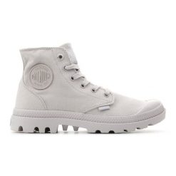 Buty Palladium Pampa Hi 73089-056-M beżowy. Brązowe trampki i tenisówki damskie bez wzorów, z gumy, bez zapięcia. Za 544.84 zł.