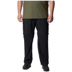 Spodnie z odpinanymi nogawkami męskie Columbia Silver Ridge Utility Convertible. Czarne spodnie sportowe męskie Columbia, m, bez wzorów, trekkingowe. Za 339.65 zł.
