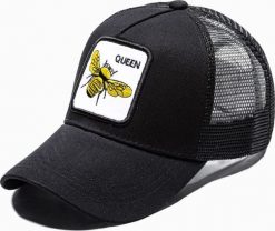 Ombre Czapka męska z daszkiem H067 - czarna. Czarne czapki i kapelusze męskie Ombre, bez wzorów. Za 49.99 zł.