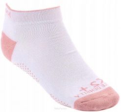 Skarpety do squasha Karakal X2+ Trainer biało-różowe 36/40. Białe skarpety damskie KARAKAL, bez wzorów, z bawełny. Za 29.99 zł.
