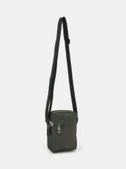 Saszetka na ramię z regulowanym paskiem - khaki. Brązowe saszetki męskie Sinsay, sportowe, małe. Za 19.99 zł.
