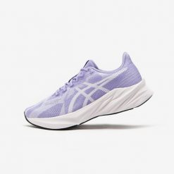 Buty do biegania damskie ASICS Dynablast 5. Fioletowe obuwie sportowe damskie Asics, bez wzorów, z dzianiny, do biegania. Za 589.99 zł.