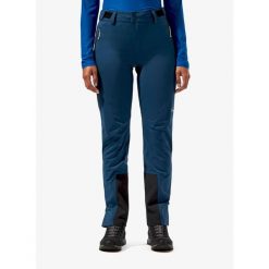 Spodnie softshell damskie Berghaus Ridge-Roamer Softshell Pant. Niebieskie spodnie sportowe damskie Berghaus, bez wzorów, z softshellu, trekkingowe. Za 945.99 zł.