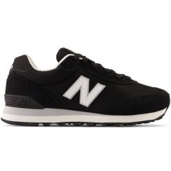 Buty damskie New Balance WL515BLK – czarne. Czarne obuwie sportowe damskie New Balance, bez wzorów, z dresówki. Za 279.99 zł.