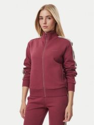 Guess Bluza V2YQ16 KB3P2 Różowy ciemny Regular Fit. Czerwone bluzy damskie Guess, xxs, z aplikacjami, z bawełny, bez kaptura. Za 335.99 zł.