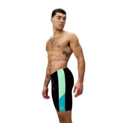 Spodenki pływackie męskie Speedo Dive Spl Jam. Zielone krótkie spodenki sportowe męskie Speedo, m, bez wzorów, z materiału, na fitness i siłownię. Za 151.98 zł.
