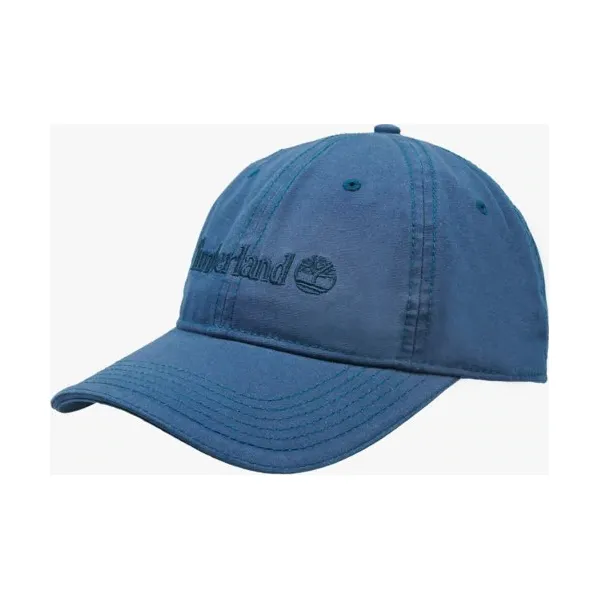 Timberland Czapka Cotton Canvas Cap , niebieski, rozmiar ONE SIZE. Niebieskie czapki i kapelusze męskie Timberland, bez wzorów, z bawełny, klasyczne. Za 159.99 zł.