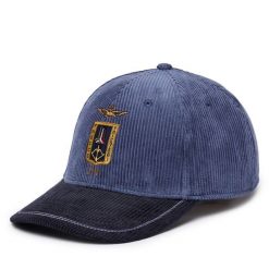 Czapka z daszkiem Aeronautica Militare. Niebieskie czapki i kapelusze męskie Aeronautica Militare, bez wzorów. Za 239.99 zł.