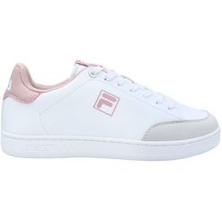 Buty Fila Courtbay FFW0477 13251 białe. Białe obuwie sportowe damskie bez wzorów, z gumy. Za 297.54 zł.