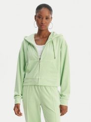 Juicy Couture Bluza Iccle JCWAS126304 Zielony Oversize. Zielone bluzy damskie Juicy Couture, l, bez wzorów, z syntetyku, bez kaptura. Za 439.99 zł.