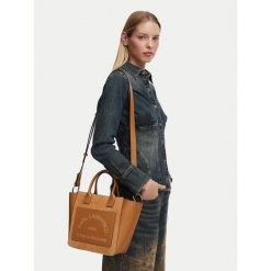Torebka KARL LAGERFELD. Brązowe torebki do ręki damskie KARL LAGERFELD, bez wzorów, klasyczne, bez dodatków. Za 1,099.00 zł.