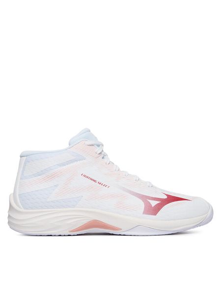 Mizuno Buty halowe Lightning Select Mid V1GC2675 Biały. Białe buty sportowe męskie Mizuno, z materiału, bez zapięcia. Za 315.99 zł.