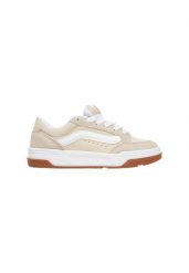 Sneakersy chłopięce Vans beżowy. Brązowe trampki i tenisówki chłopięce Vans, bez wzorów, z materiału, sportowe, bez zapięcia. Za 275.55 zł.
