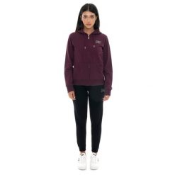 Leone 1947 Damen Winter Trainingsanzug, Kapuze, Reißverschluss,Hose mit Bündchen. Fioletowe obuwie sportowe damskie LEONE 1947 APPAREL, bez wzorów, z bawełny, na fitness i siłownię. W wyprzedaży za 235.76 zł.
