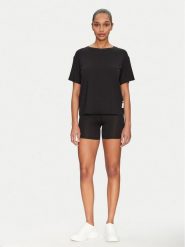 HUGO Piżama Unite 50531626 Czarny Relaxed Fit. Czarne piżamy damskie Hugo, xxl, bez wzorów, z wiskozy, bez ramiączek. Za 259.99 zł.