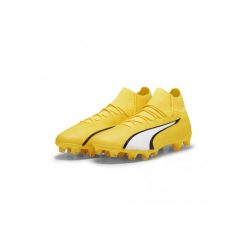 Buty do piłki nożnej męskie Puma Ultra Pro FG/AG. Białe buty sportowe męskie Puma, z syntetyku, bez zapięcia, do piłki nożnej. W wyprzedaży za 419.85 zł.
