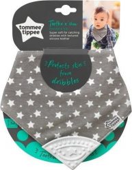Tommee Tippee Śliniak bandana z gryzakiem 3m+ Tommee Tippee uniwersalny. Śliniaki dla dzieci Tommee Tippee, bez wzorów. Za 26.90 zł.