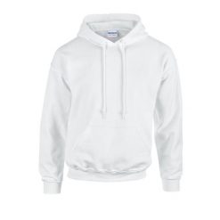 Bluza Z Kapturem Dla Dorosłych Unisex Heavy Blend. Białe bluzy męskie Gildan, m, bez wzorów, z kapturem. Za 74.99 zł.