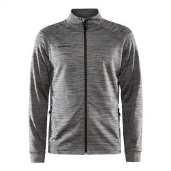 Bluza treningowa męska Craft Adv Unify. Szare bluzy męskie Craft, m, bez wzorów, bez kaptura, na fitness i siłownię. W wyprzedaży za 259.10 zł.