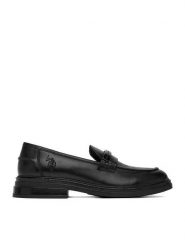 U.S. Polo Assn. Loafersy EO-ALYA001W/6L1 Czarny. Czarne mokasyny damskie U.S. Polo Assn., ze skóry. Za 399.99 zł.