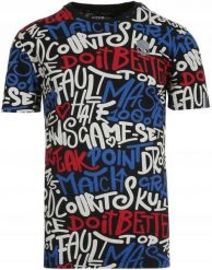 Koszulka tenisowa męska Hydrogen Graffiti Tee. Białe koszulki sportowe męskie HYDROGEN, m, bez wzorów, z bawełny, bez kołnierzyka, bez ramiączek, tenisowe. Za 179.00 zł.