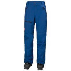 Spodnie narciarskie cargo Helly Hansen Sogn. Niebieskie spodnie snowboardowe męskie Helly Hansen, m, bez wzorów, narciarskie. W wyprzedaży za 852.50 zł.