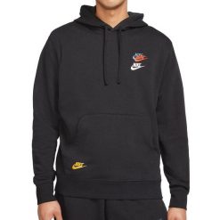 Bluza sportowa męska Nike DD4666-010. Czarne bluzy męskie Nike, m, bez wzorów, bez kaptura. Za 189.00 zł.