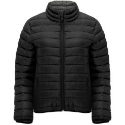 Womens/Ladies Finland Slim Padded Jacket. Czarne kurtki sportowe damskie ROLY, bez wzorów, z puchu, bez kaptura, trekkingowe. Za 145.99 zł.