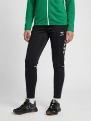 Damskie spodnie treningowe Hummel Core 2.0. Białe spodnie sportowe damskie Hummel, xl, bez wzorów, z materiału, na fitness i siłownię. Za 174.06 zł.