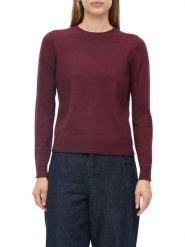 S.Oliver bluzka z dzianiny Kobiety lila, 46. Bluzki damskie S.Oliver, s, bez wzorów, z dzianiny, bez kołnierzyka, bez ramiączek. Za 179.95 zł.