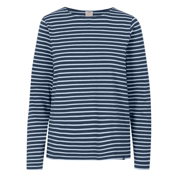 Damska Koszulka W Prążki Karen Yarn Dyed Stripe Shirt. Niebieskie koszule damskie Trespass, xs, bez wzorów, sportowe, bez kołnierzyka, bez ramiączek. Za 93.99 zł.