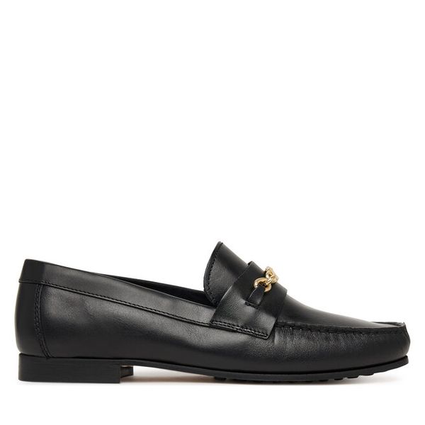 Lordsy Tommy Hilfiger. Czarne mokasyny damskie Tommy Hilfiger. Za 400.99 zł.
