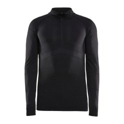 Koszulka 1/4 z długim rękawem Craft Active Intensity. Czarne bluzki z długim rękawem męskie Craft, m, bez wzorów, bez kołnierzyka. Za 305.00 zł.