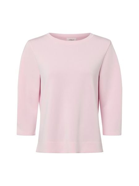 S.Oliver Bluza Kobiety różowy, 38. Czerwone bluzy damskie S.Oliver, s, bez wzorów, z włókna, bez kaptura. Za 179.95 zł.