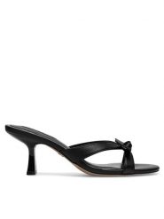 Nine West Klapki WFA2668-1 Czarny. Czarne klapki damskie Nine West, bez wzorów, z syntetyku, bez obcasa. Za 183.99 zł.
