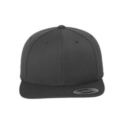 Klasyczna Czapka Snapback Dla Dorosłych Unisex. Szare czapki i kapelusze damskie FLEXFIT, bez wzorów, klasyczne. Za 65.99 zł.