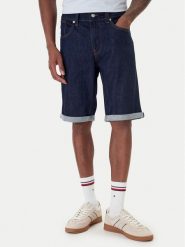 Tommy Jeans Szorty jeansowe Ronnie DM0DM23067 Granatowy Regular Fit. Niebieskie szorty męskie Tommy Jeans, m, bez wzorów, z bawełny. Za 289.99 zł.